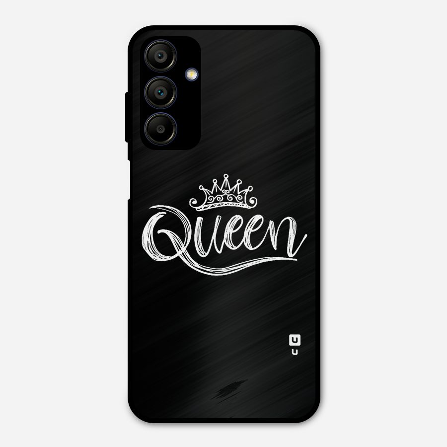 Queen Crown Metal Back Case for Galaxy A15 5G