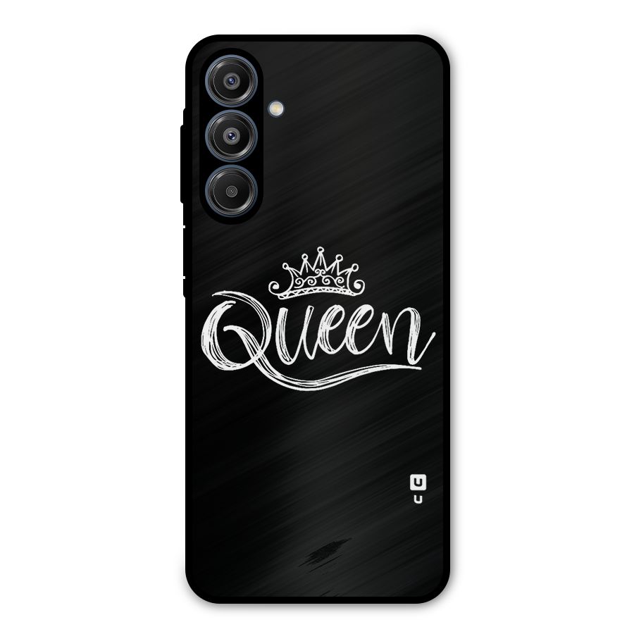 Queen Crown Metal Back Case for Galaxy A16 5G