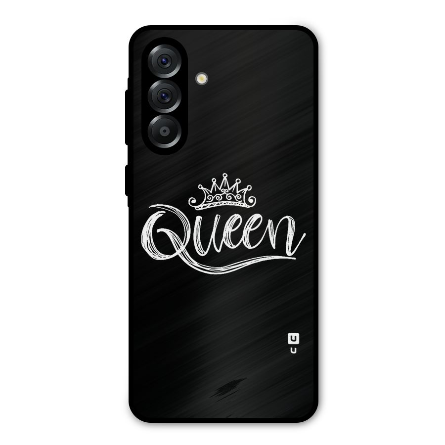 Queen Crown Metal Back Case for Galaxy A56
