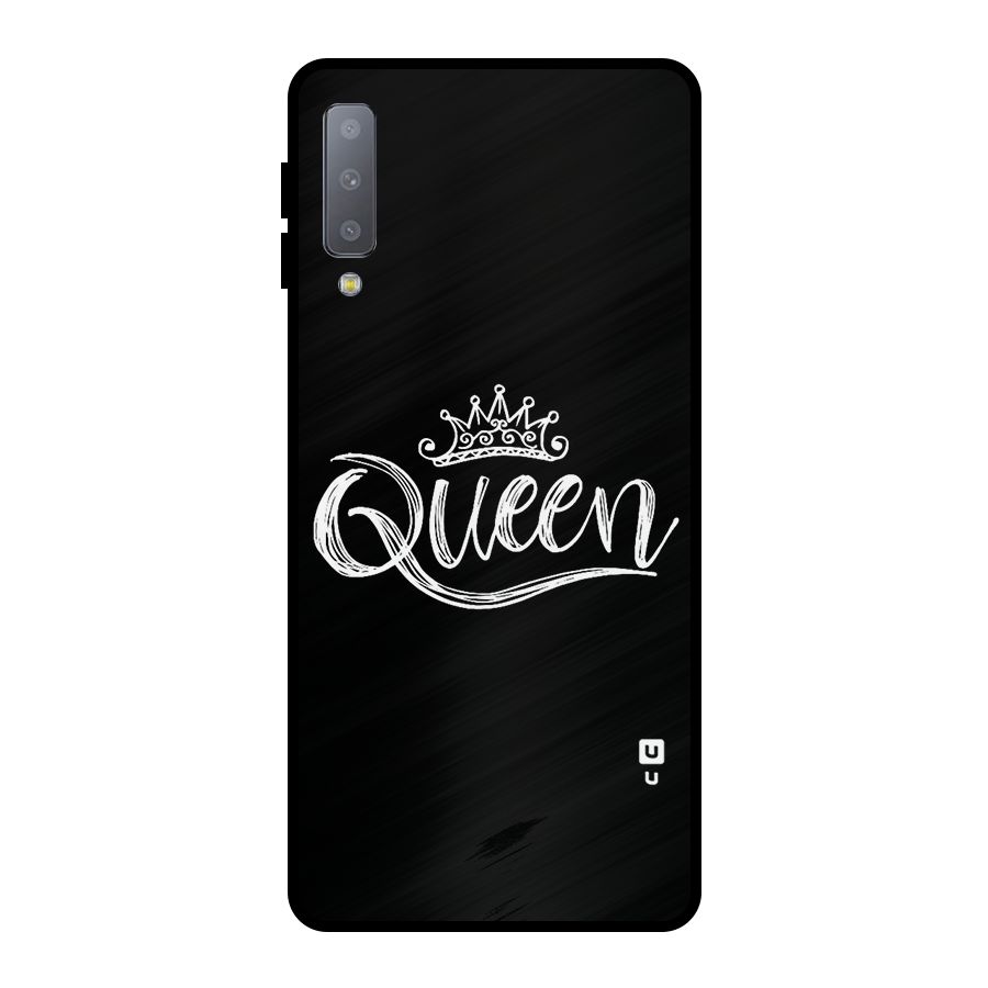 Queen Crown Metal Back Case for Galaxy A7 (2018)