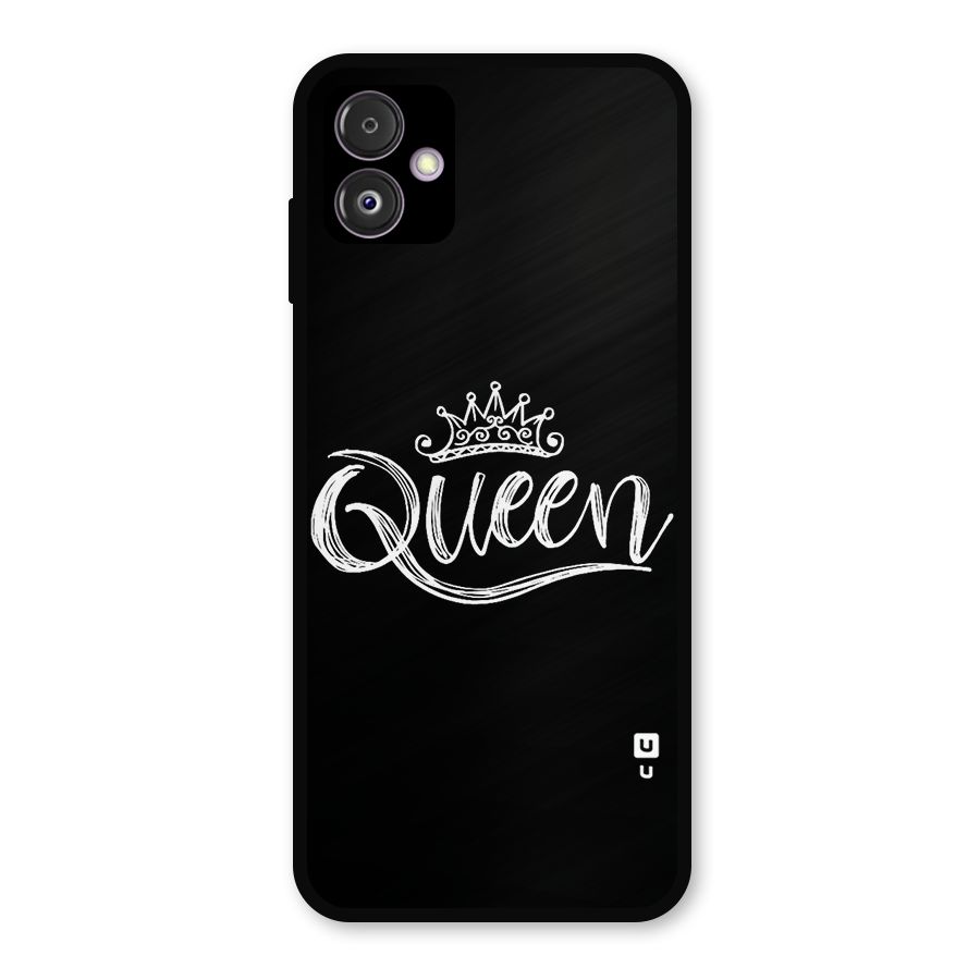 Queen Crown Metal Back Case for Galaxy F14