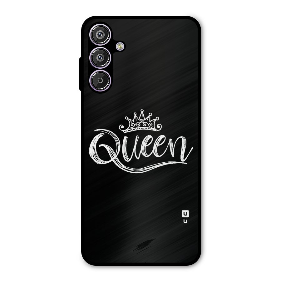 Queen Crown Metal Back Case for Galaxy F15