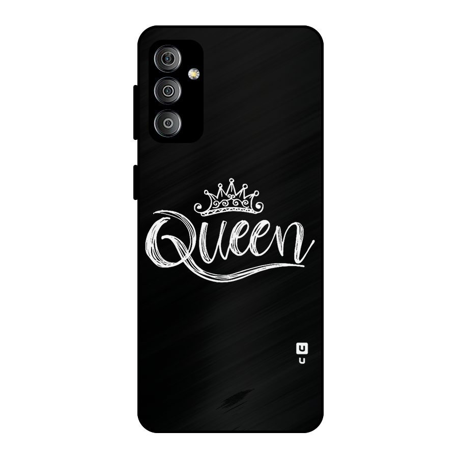 Queen Crown Metal Back Case for Galaxy F23