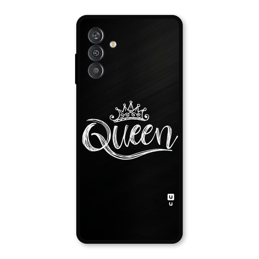 Queen Crown Metal Back Case for Galaxy M13