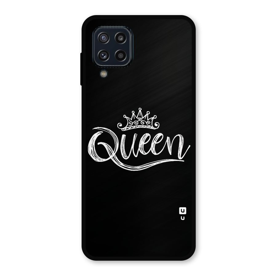 Queen Crown Metal Back Case for Galaxy M32