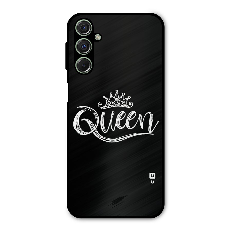 Queen Crown Metal Back Case for Galaxy M34