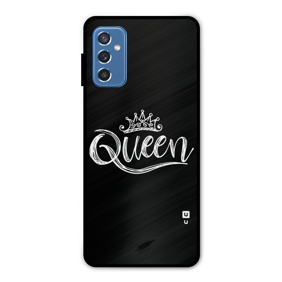 Queen Crown Metal Back Case for Galaxy M52 5G