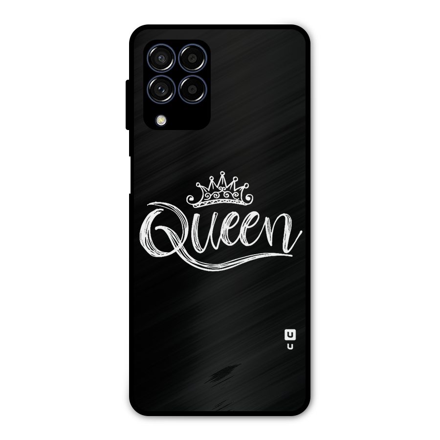 Queen Crown Metal Back Case for Galaxy M53 5G