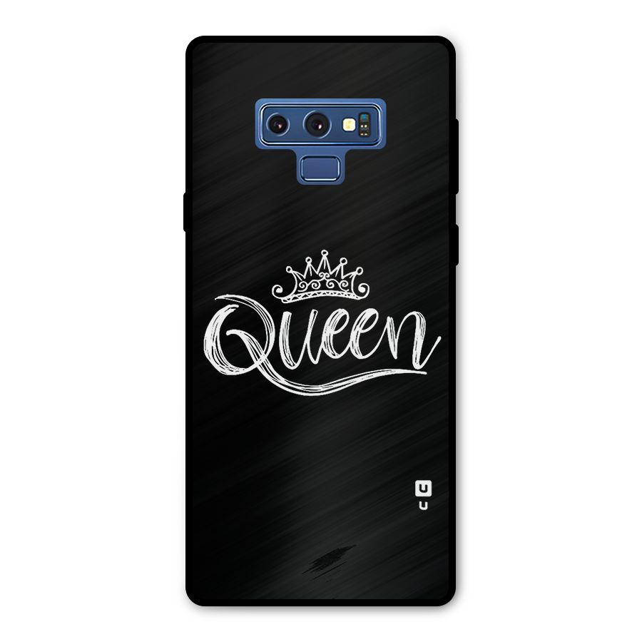 Queen Crown Metal Back Case for Galaxy Note 9