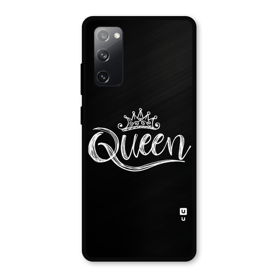Queen Crown Metal Back Case for Galaxy S20 FE 5G