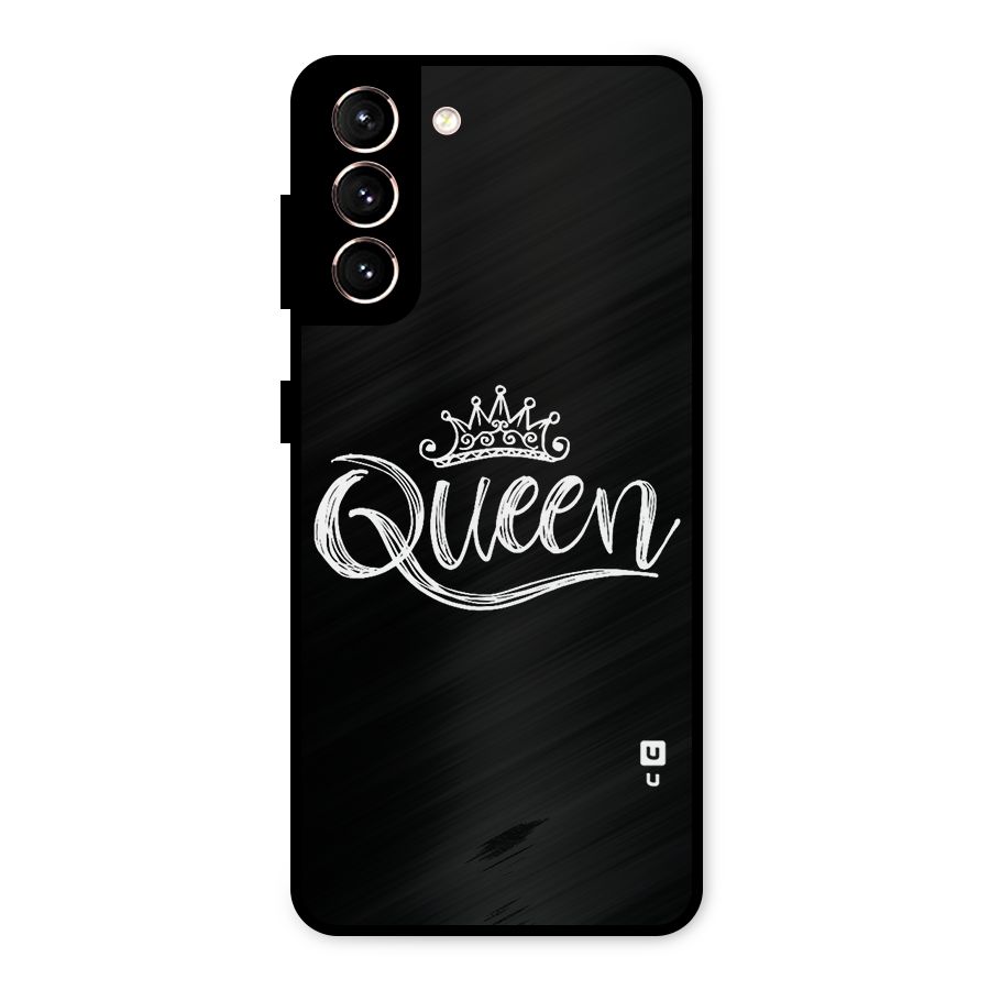 Queen Crown Metal Back Case for Galaxy S21 5G