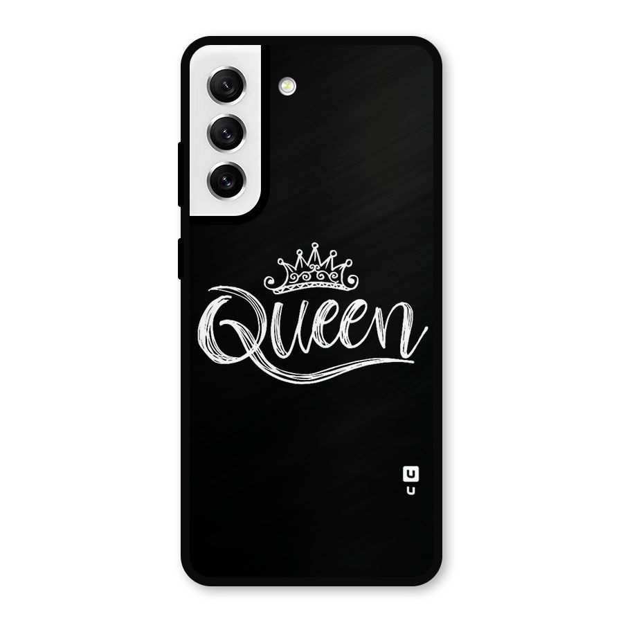 Queen Crown Metal Back Case for Galaxy S21 FE 5G