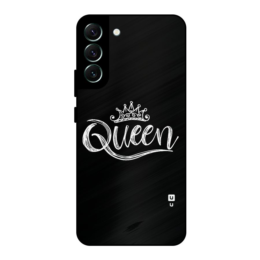 Queen Crown Metal Back Case for Galaxy S22 Plus 5G