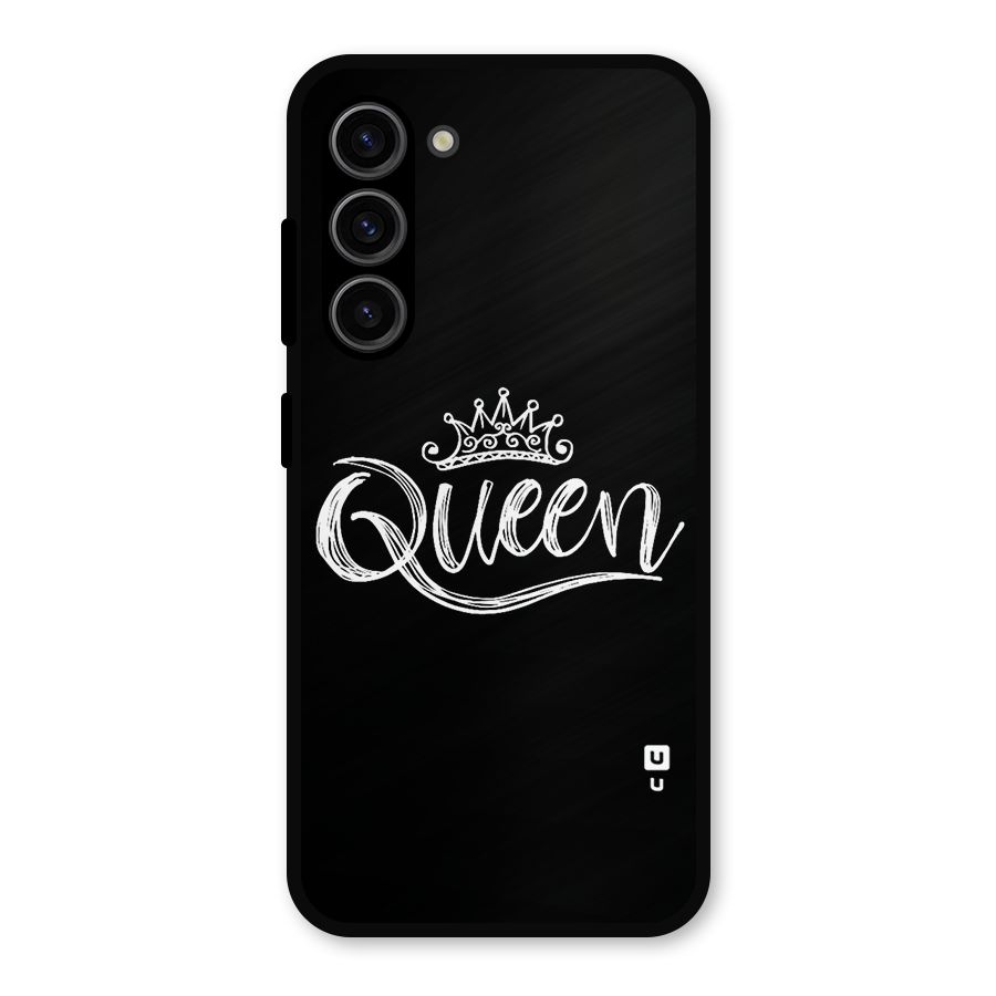 Queen Crown Metal Back Case for Galaxy S23