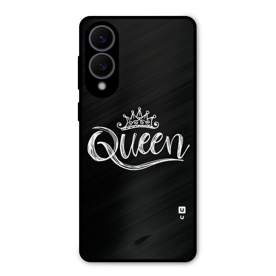 Queen Crown Metal Back Case for Galaxy S25 Edge