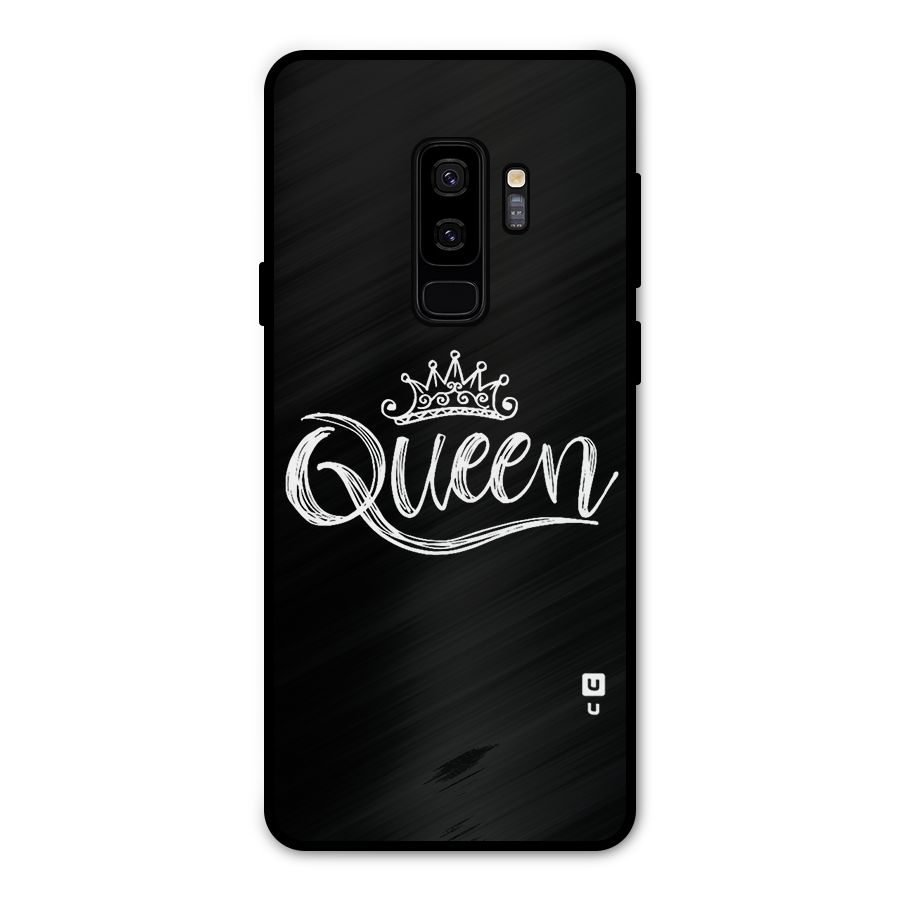 Queen Crown Metal Back Case for Galaxy S9 Plus