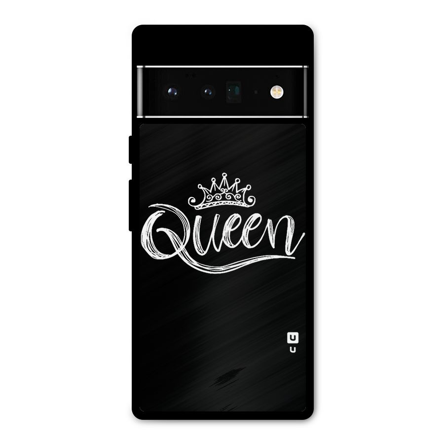 Queen Crown Metal Back Case for Google Pixel 6 Pro