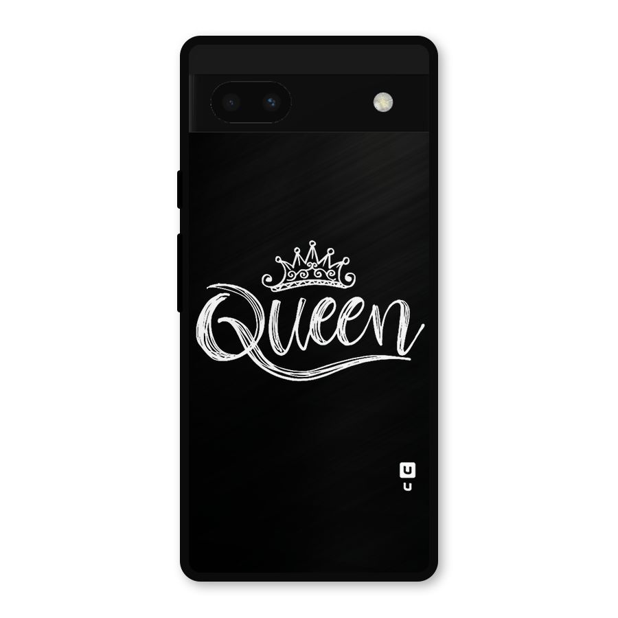Queen Crown Metal Back Case for Google Pixel 6a