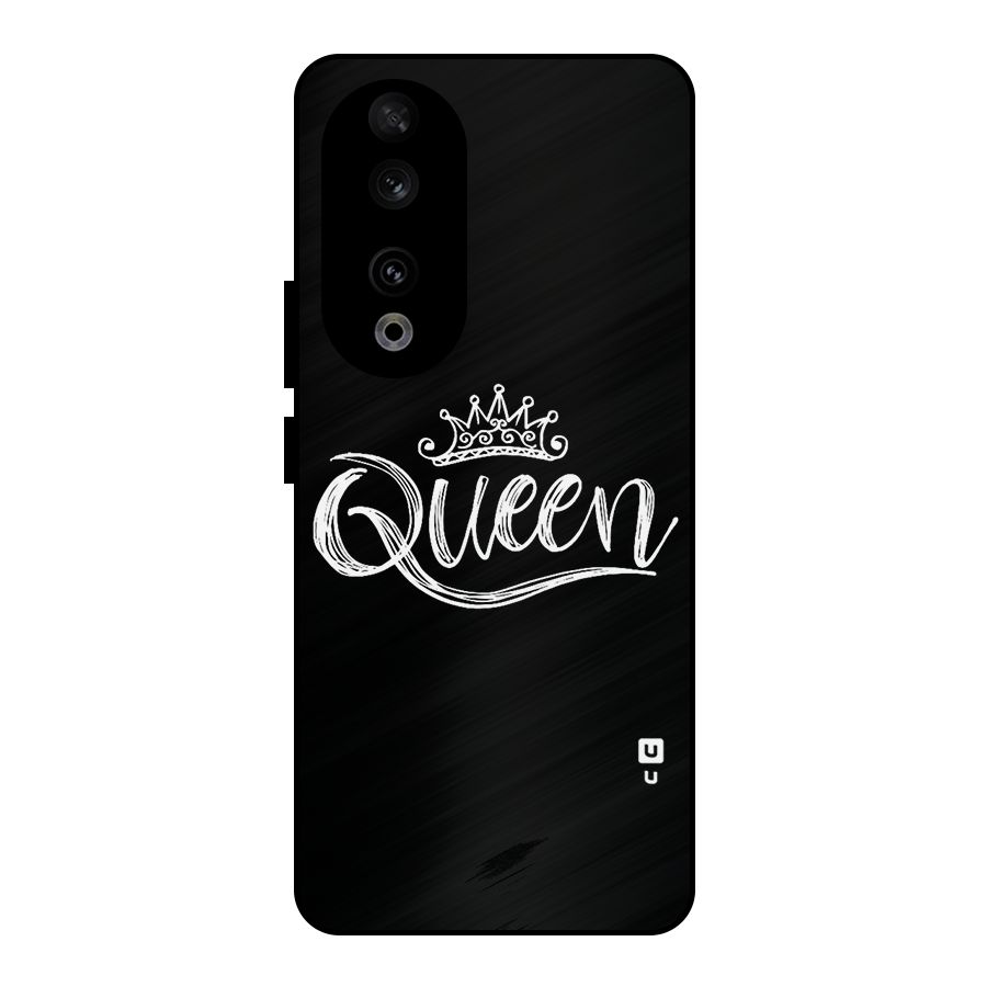 Queen Crown Metal Back Case for Honor 90