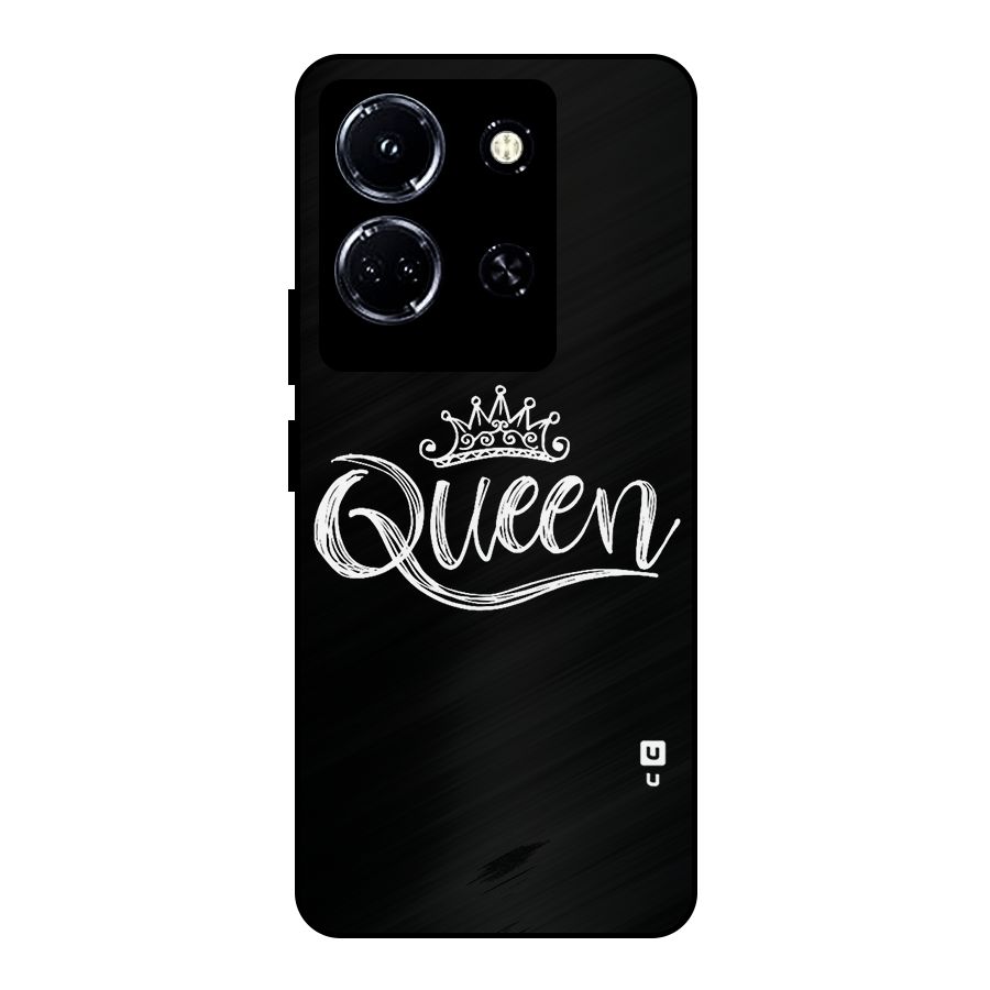 Queen Crown Metal Back Case for Infinix Note 30 5G