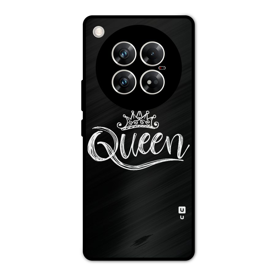 Queen Crown Metal Back Case for Infinix Zero 40 5G