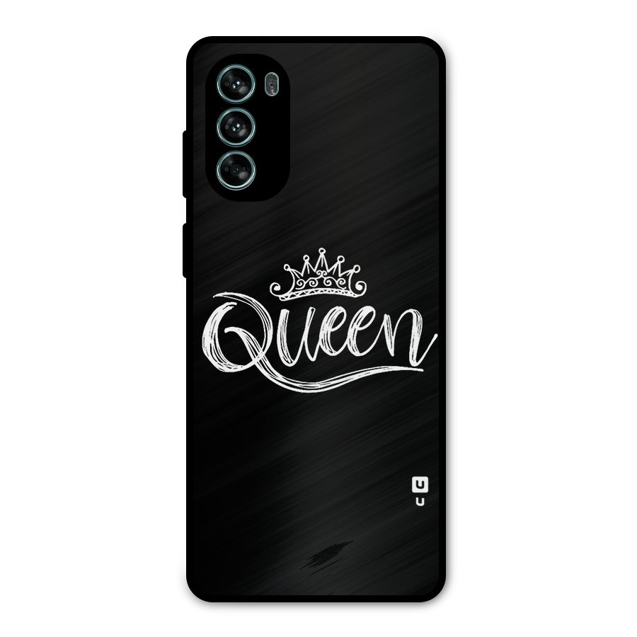 Queen Crown Metal Back Case for Moto G62