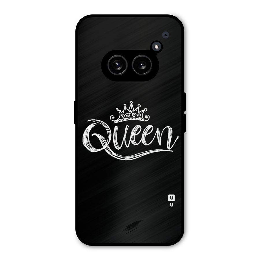 Queen Crown Metal Back Case for Nothing Phone 2a Plus