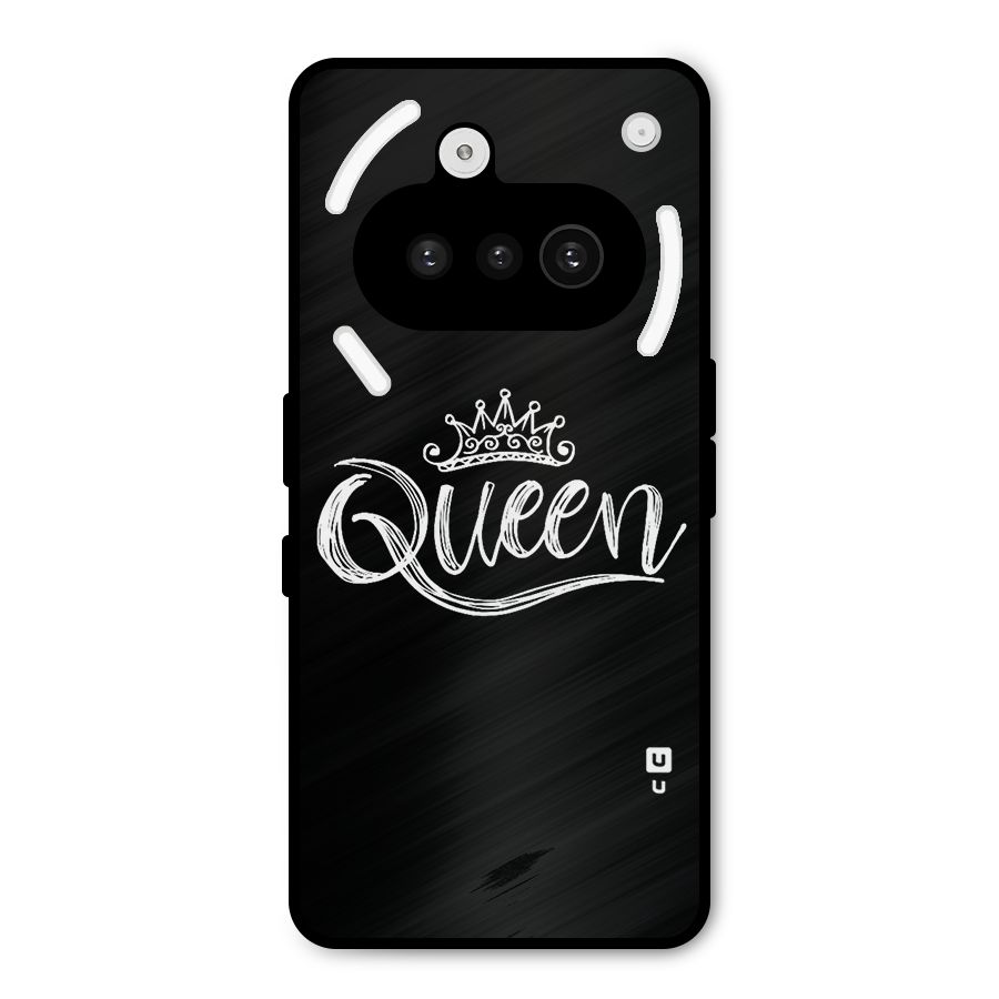 Queen Crown Metal Back Case for Nothing Phone 3a