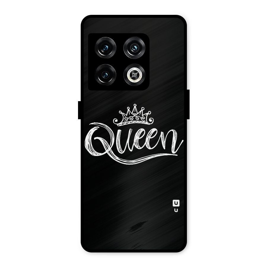 Queen Crown Metal Back Case for OnePlus 10 Pro 5G