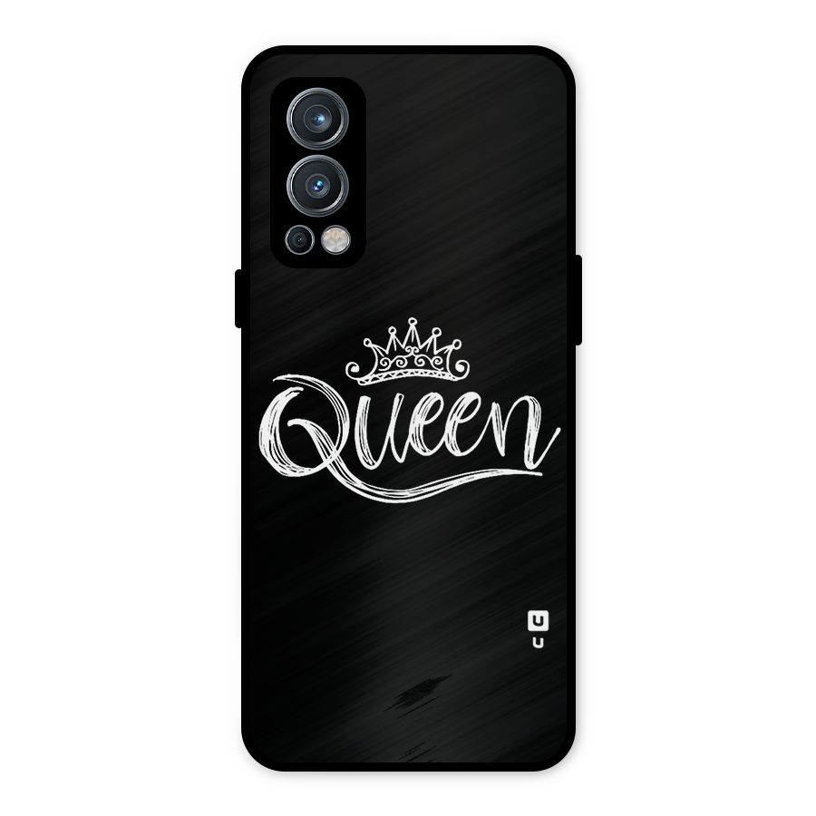 Queen Crown Metal Back Case for OnePlus Nord 2 5G