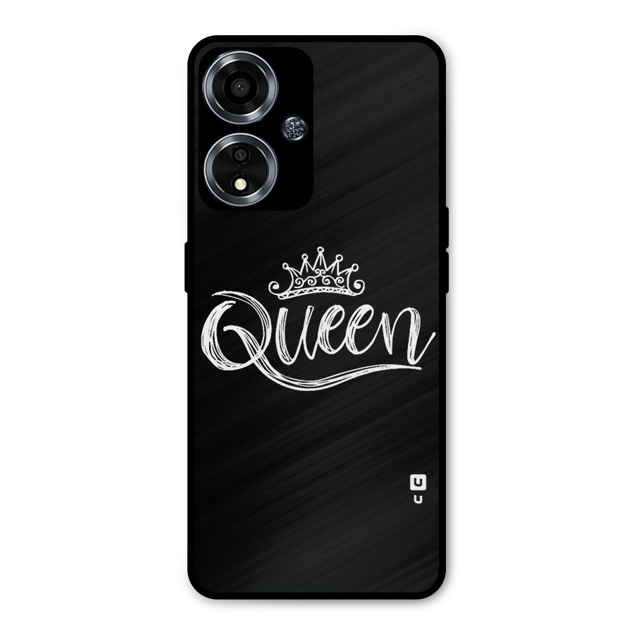 Queen Crown Metal Back Case for Oppo A59