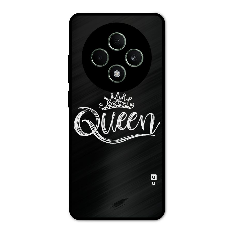 Queen Crown Metal Back Case for Oppo F27