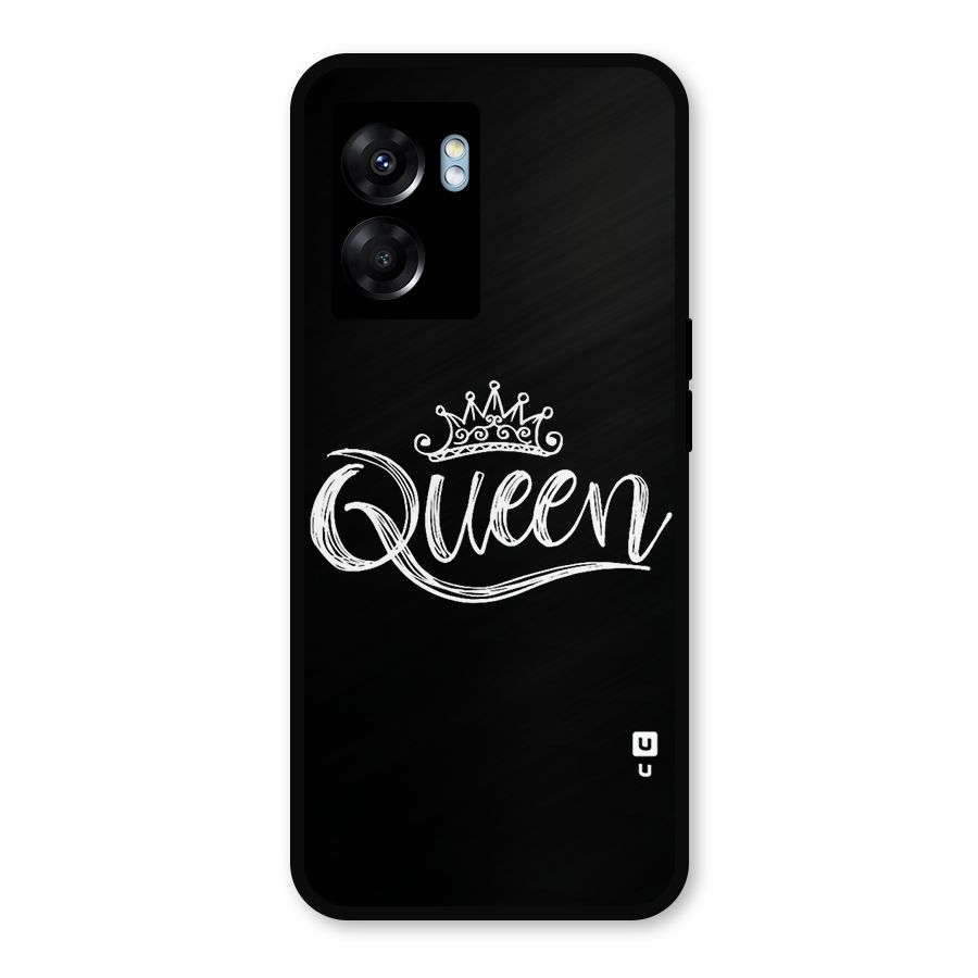 Queen Crown Metal Back Case for Oppo K10 (5G)