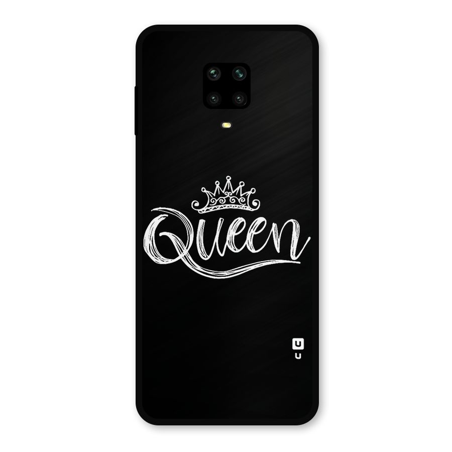 Queen Crown Metal Back Case for Poco M2 Pro