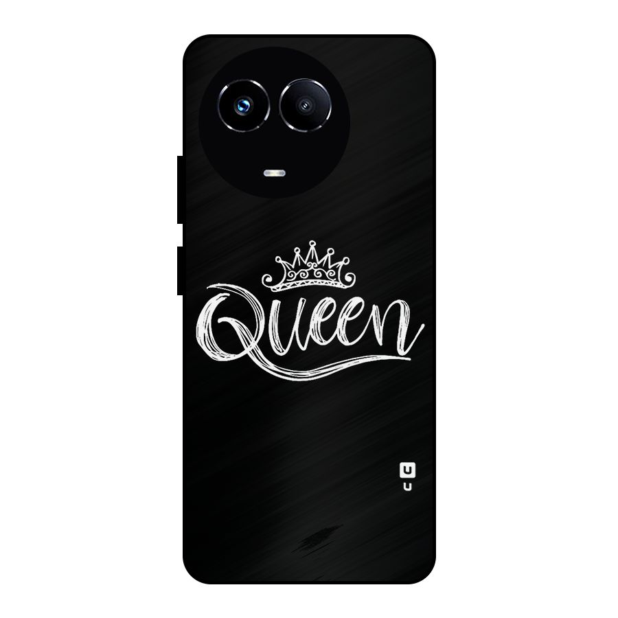 Queen Crown Metal Back Case for Realme 11X