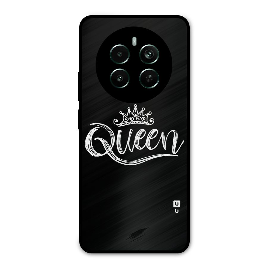 Queen Crown Metal Back Case for Realme 12 Pro Plus