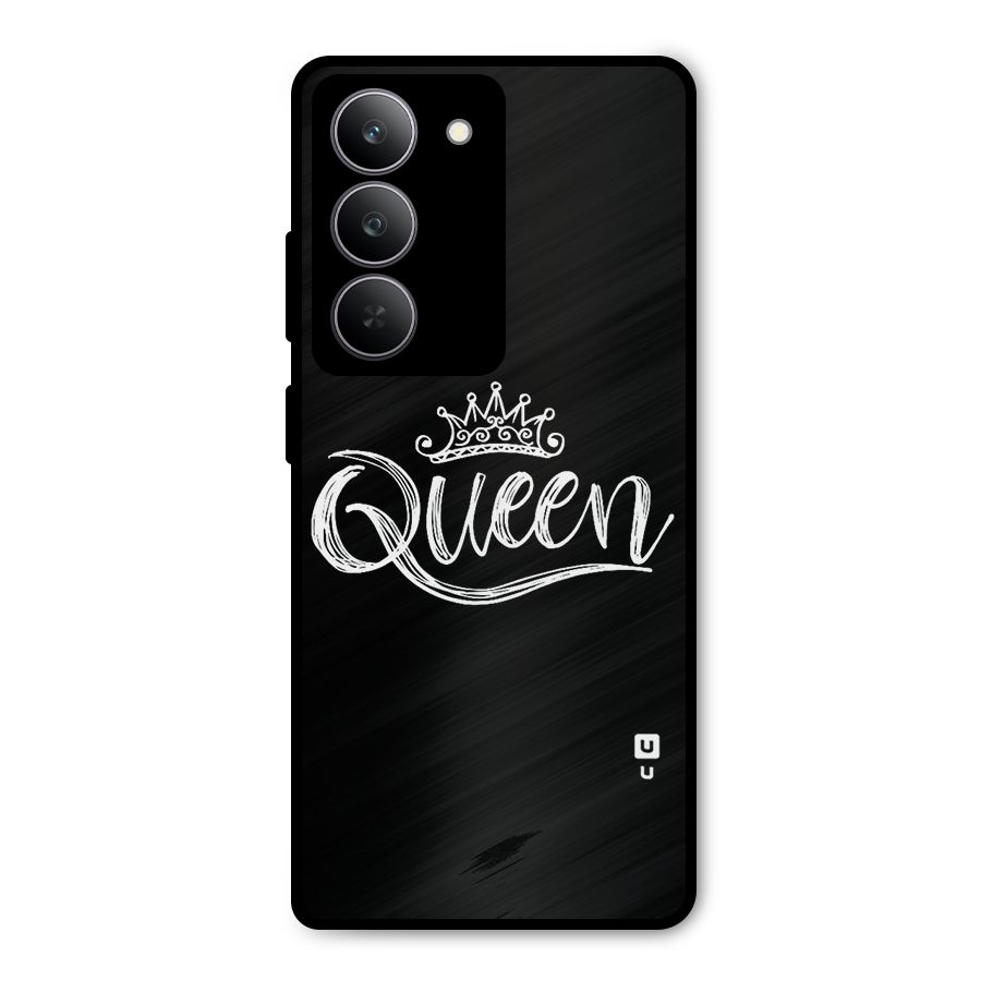 Queen Crown Metal Back Case for Realme 14x