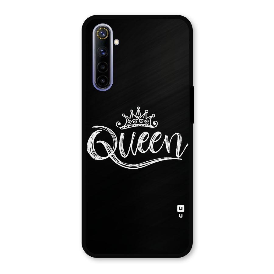 Queen Crown Metal Back Case for Realme 6i
