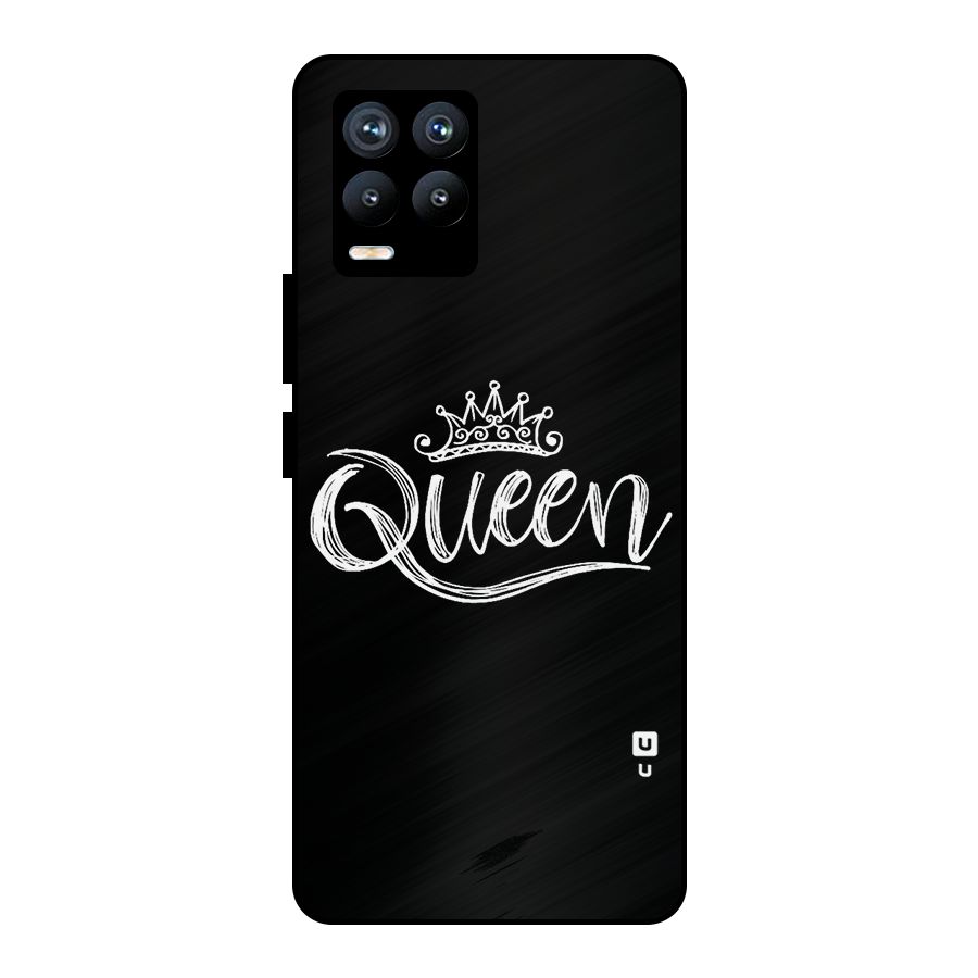 Queen Crown Metal Back Case for Realme 8