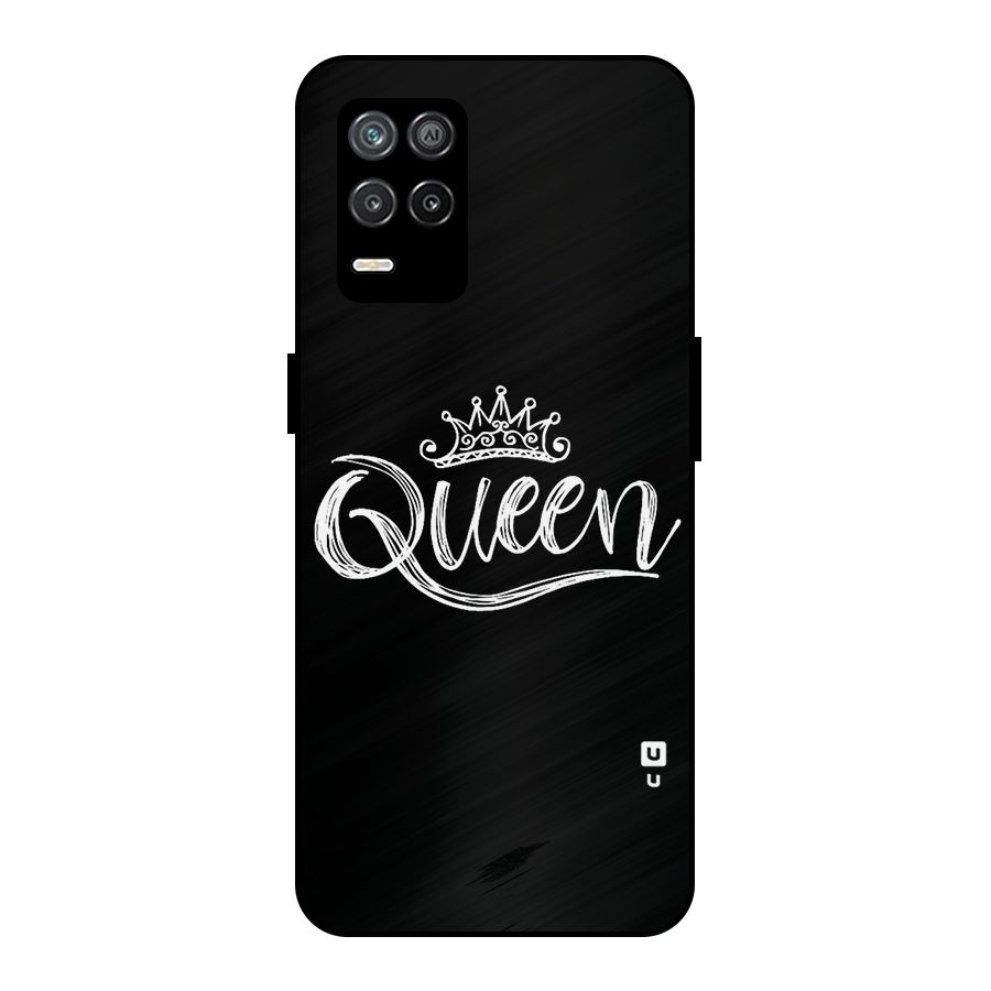 Queen Crown Metal Back Case for Realme 8s 5G