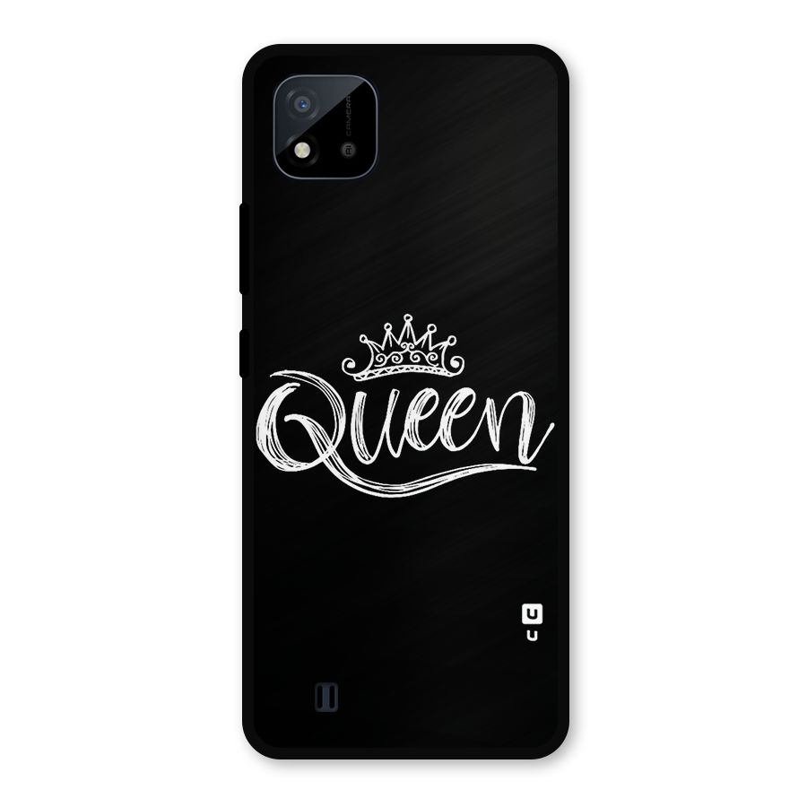 Queen Crown Metal Back Case for Realme C11 2021