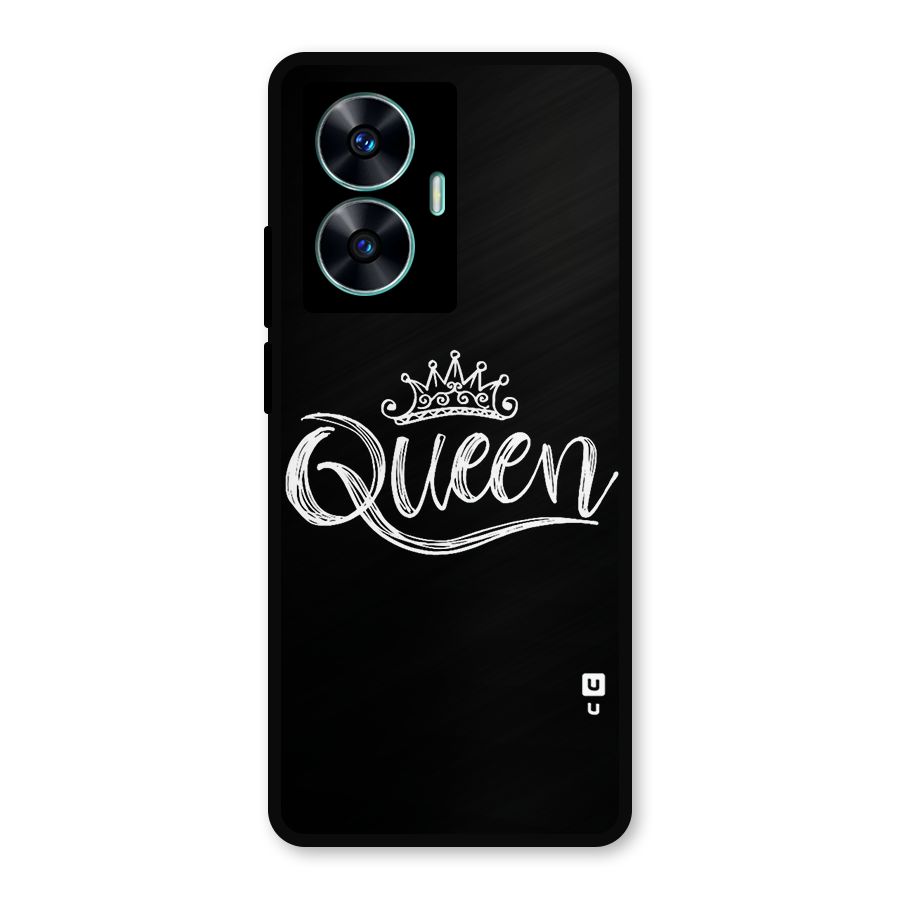 Queen Crown Metal Back Case for Realme Narzo N55