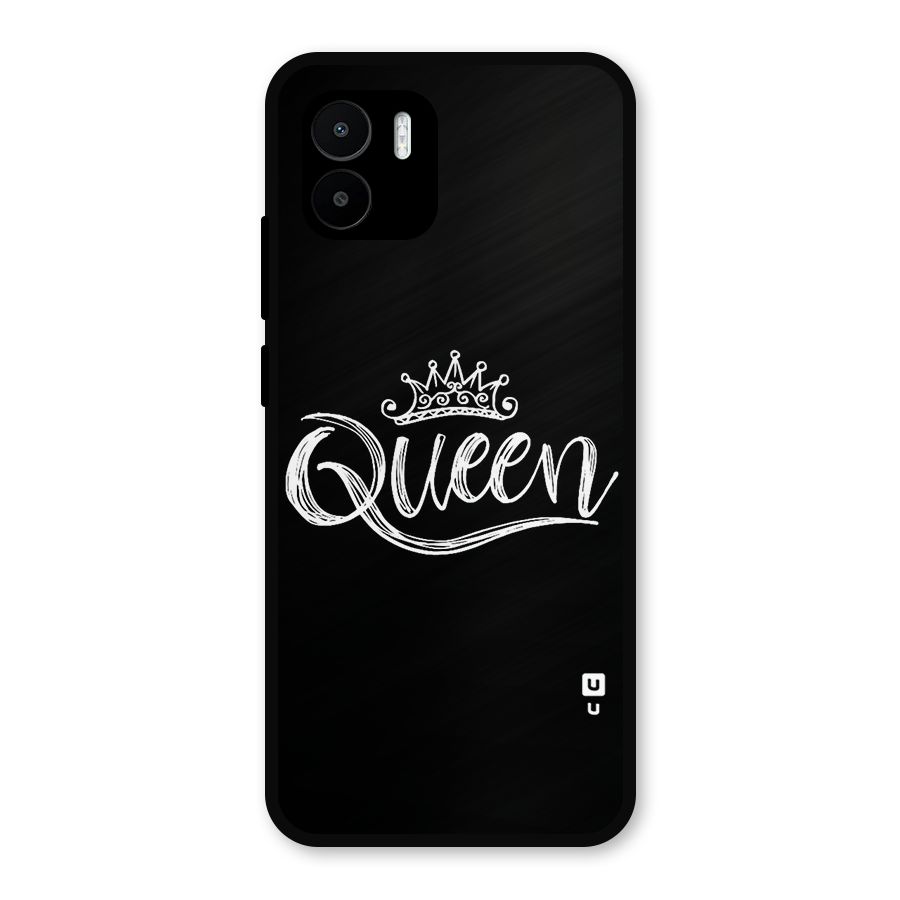 Queen Crown Metal Back Case for Redmi A1