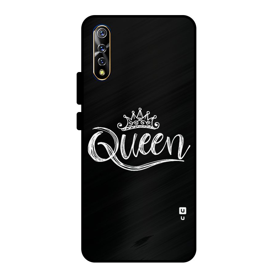 Queen Crown Metal Back Case for Vivo S1