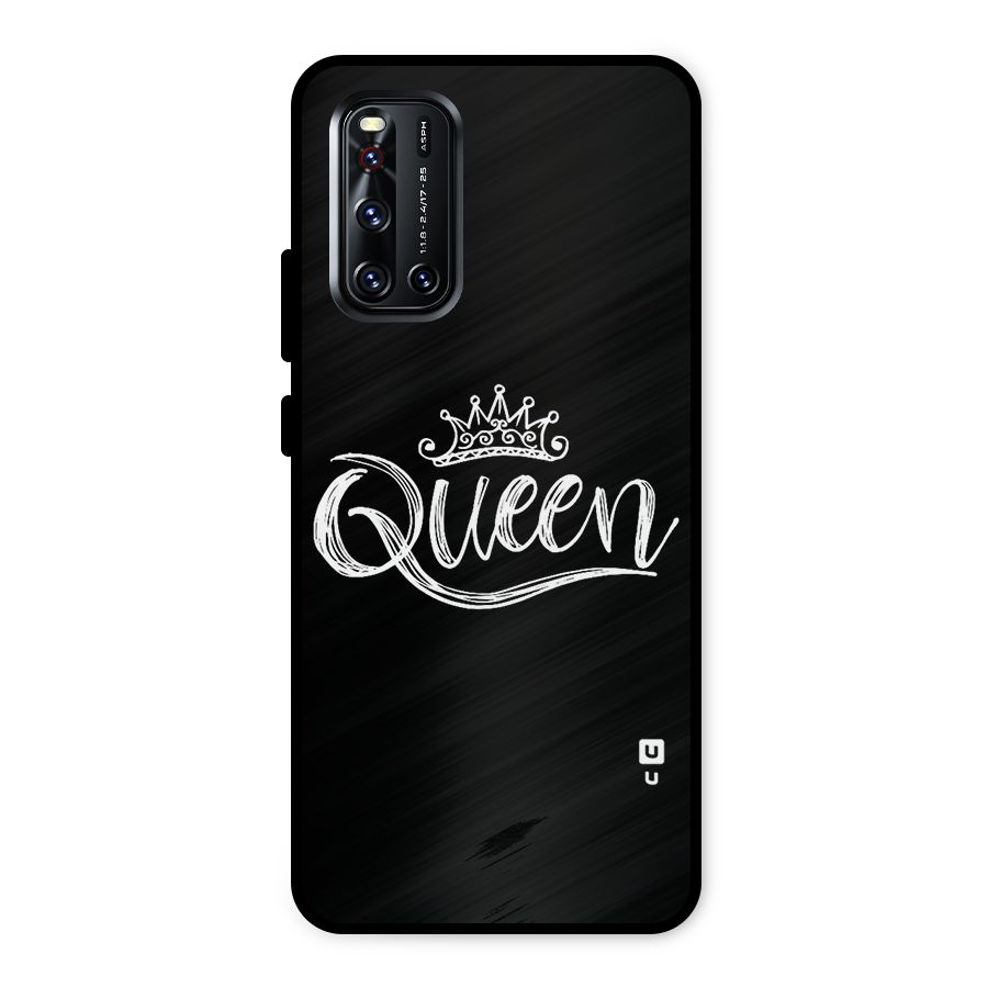 Queen Crown Metal Back Case for Vivo V19