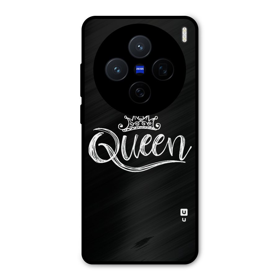 Queen Crown Metal Back Case for Vivo X200