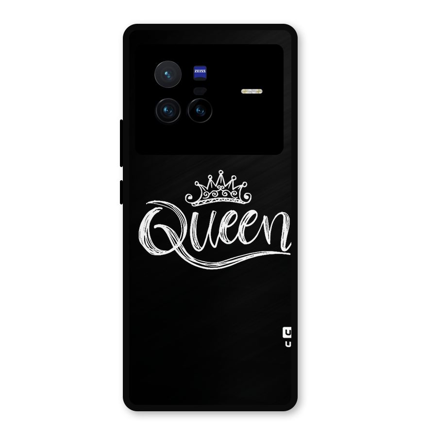 Queen Crown Metal Back Case for Vivo X80