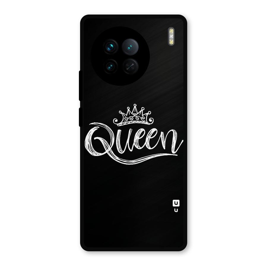 Queen Crown Metal Back Case for Vivo X90