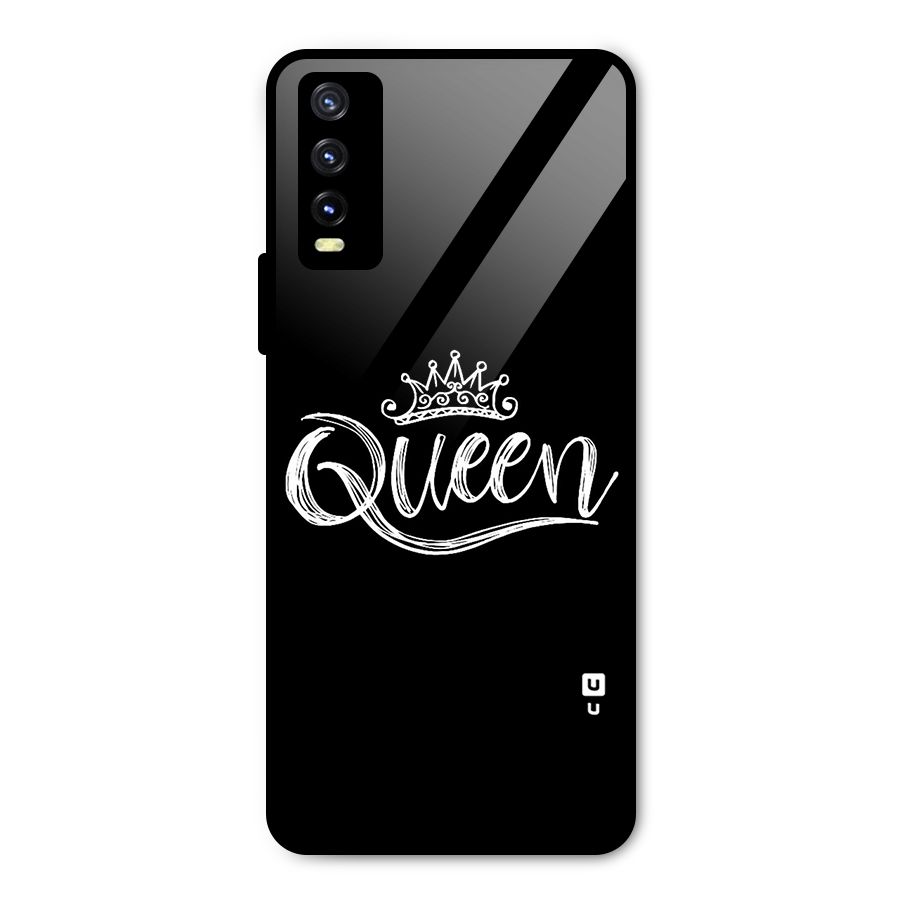 Queen Crown Metal Back Case for Vivo Y20