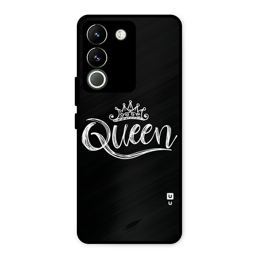 Queen Crown Metal Back Case for Vivo Y200